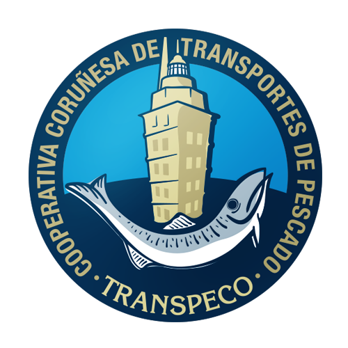Logotipo de TRANSPECO (Cooperativa Coruñesa de Transportes de Pescado)
